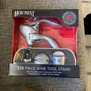 Houdini 6 piece wine tool stand